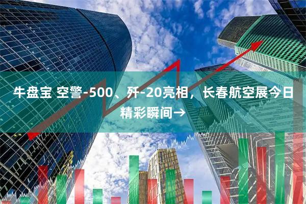 牛盘宝 空警-500、歼-20亮相，长春航空展今日精彩瞬间→